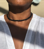 Espresso Nacre Shell Choker